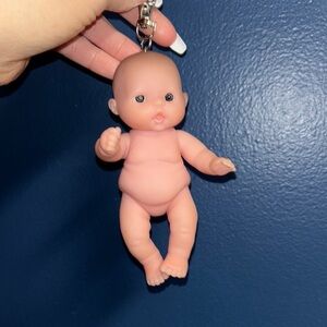 Adorable realistic Baby Doll Keychain
